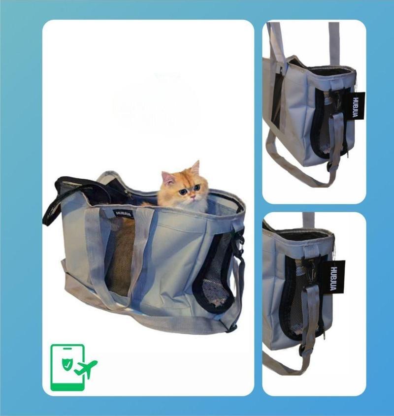 Uçak Kabin İçi Kedi Köpek Taşıma Çantası Max 3,5 Kg