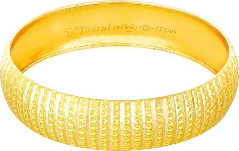 15 gr(gram) 15 mm 22 Ayar İşçiliksiz Bilezik 