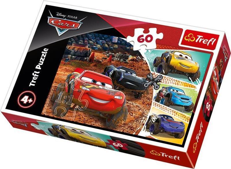 Puzzle Lightning McQueen with Friends / Disney 60 Parça Yapboz