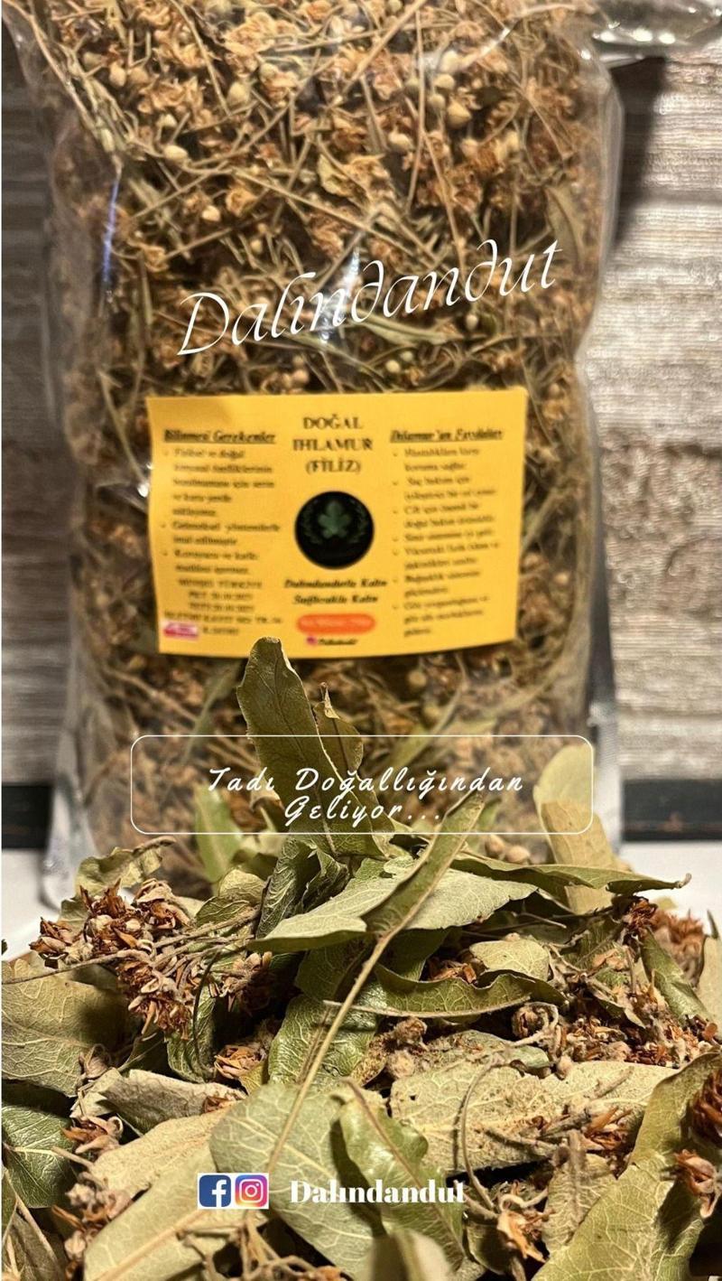 Yeni Mahsül Doğal Organik Ihlamur (Yaprak) Filiz Çayı 60Gr