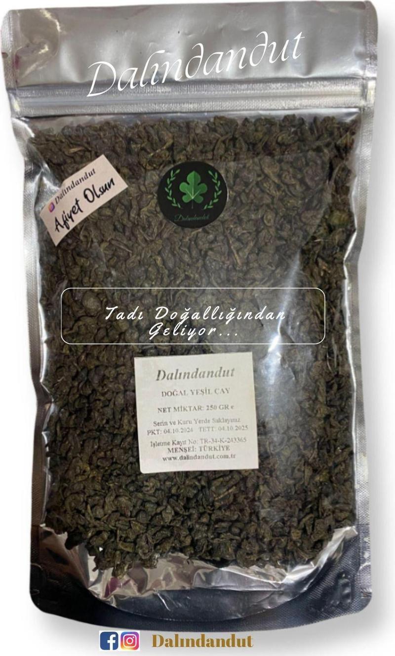Yeni Mahsül Doğal Organik Yeşil Çay 250Gr