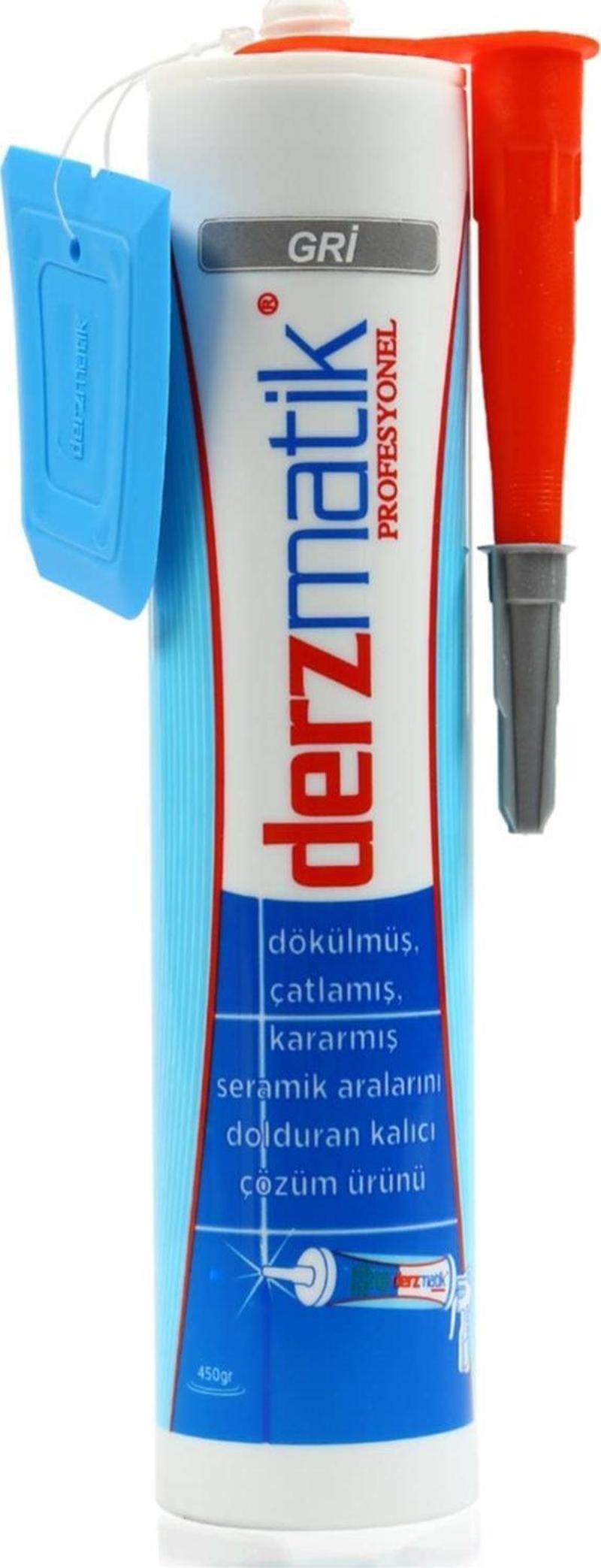 Profesyonel Derz Silikon Gri Kartuş 450gr