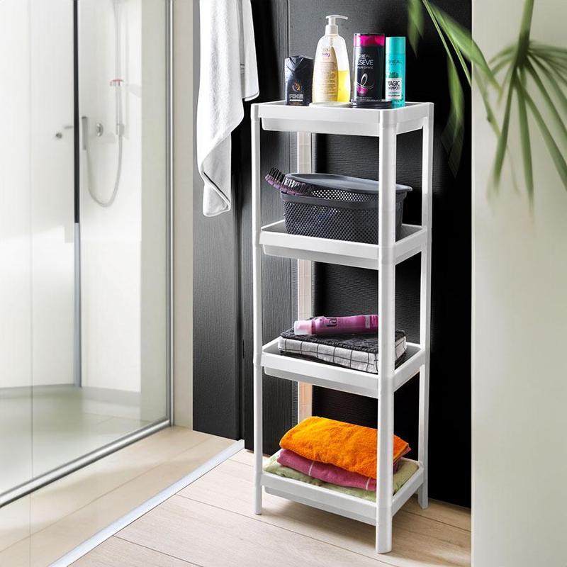 4 Katlı Düzenleyici Raf Ünitesi Beyaz, Kitaplık, Banyo, Mutfak Rafı. Ayakkabılık, Organizer