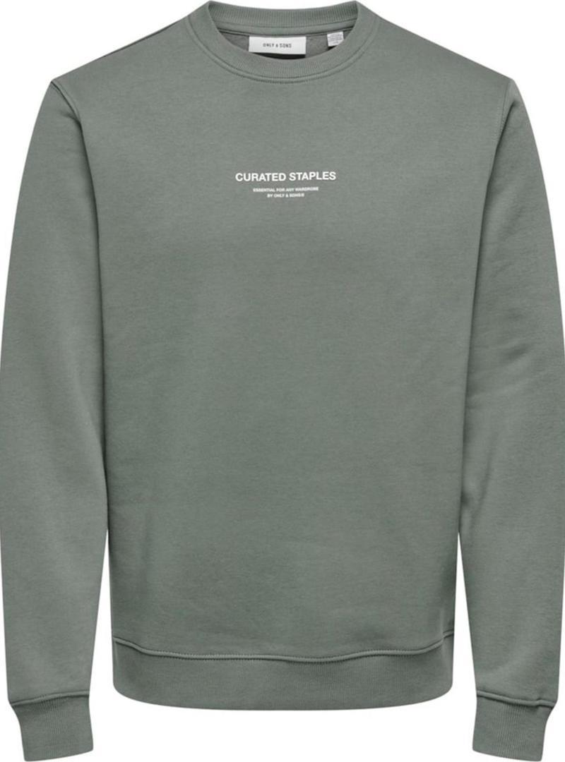 ONSCURATED REG CREW NECK SWEAT HAKİ 22030923