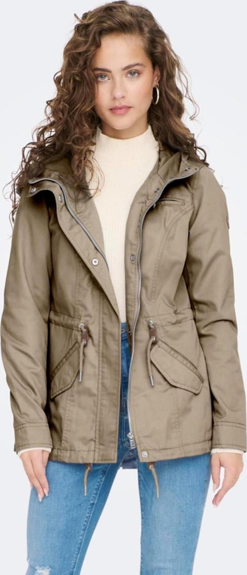 ONLLORCA CANVAS PARKA OTW NOOS KOYU BEJ