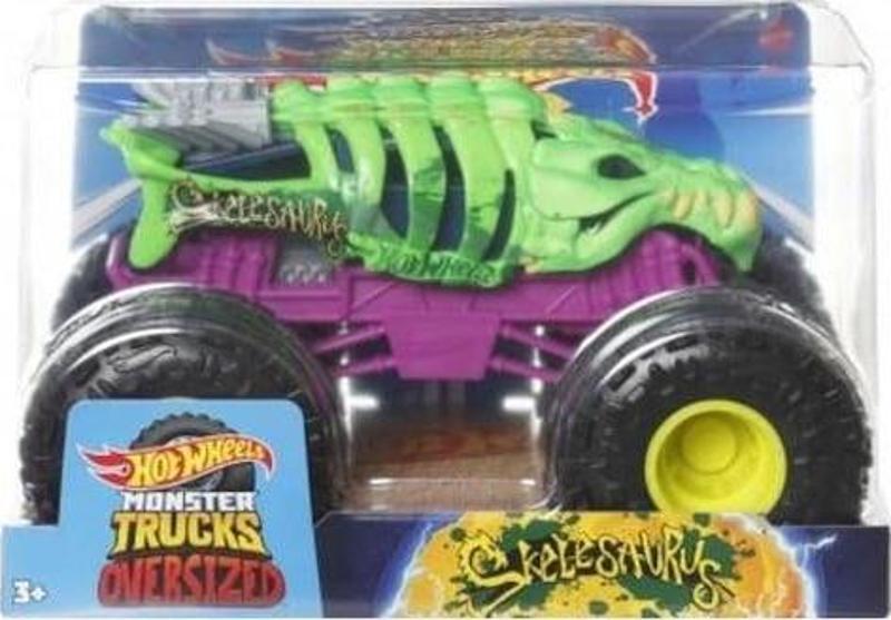 Monster Trucks 1:24 Skelesaurus FYJ83 HMT81 Lisanslı Ürün
