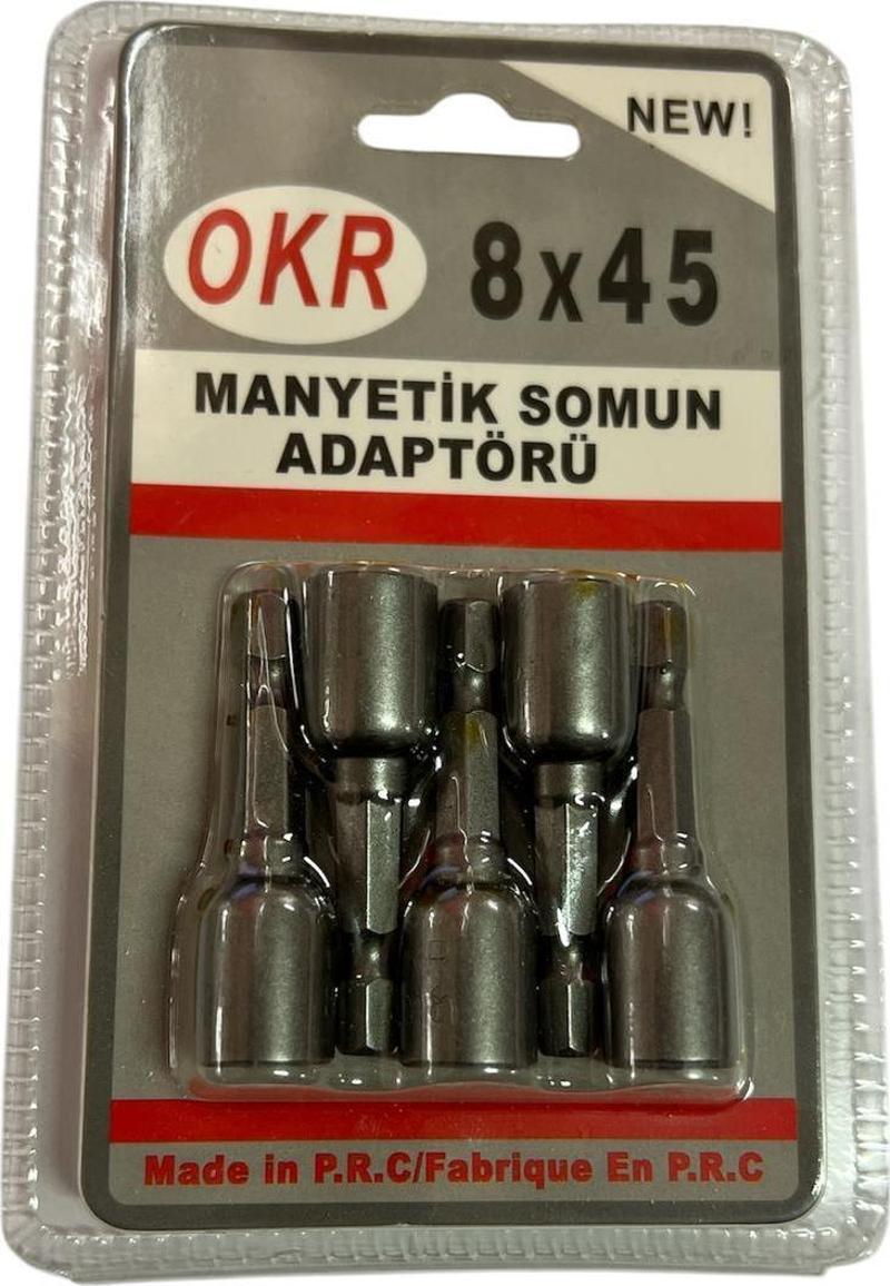 MANYETİK SOMUN ADAPTÖRÜ 8mm 5 ADET