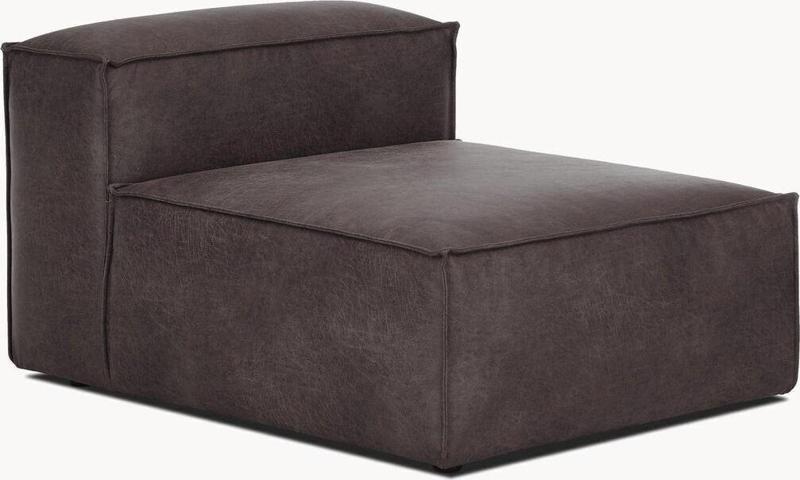 Angelo Orta Modül Modüler Koltuk Nubuk Kumaş Siyah