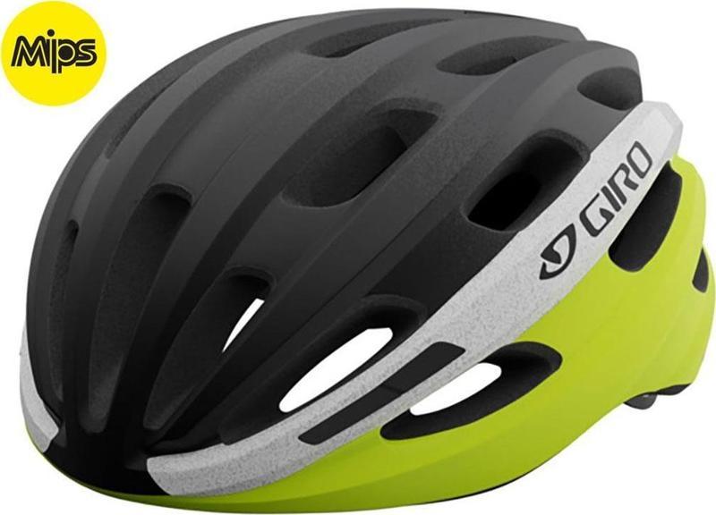 Kask Isode Mips Yol Mat Siyah Beyaz Yeşil (M/54-61cm)
