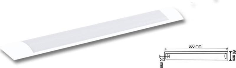 18W Beyaz Led Bant Armatür 3200K Sarı Işık -  2 Adet