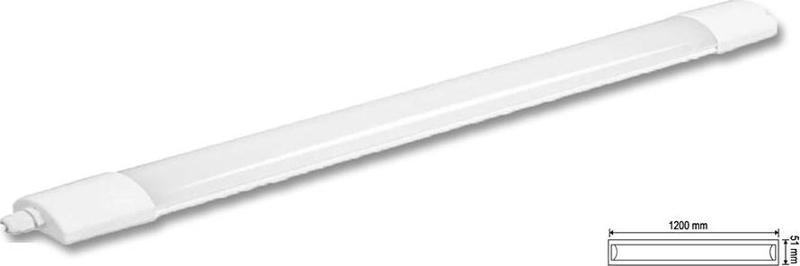 36W Oval Led Etanj Armatür Beyaz Işık 2 Adet