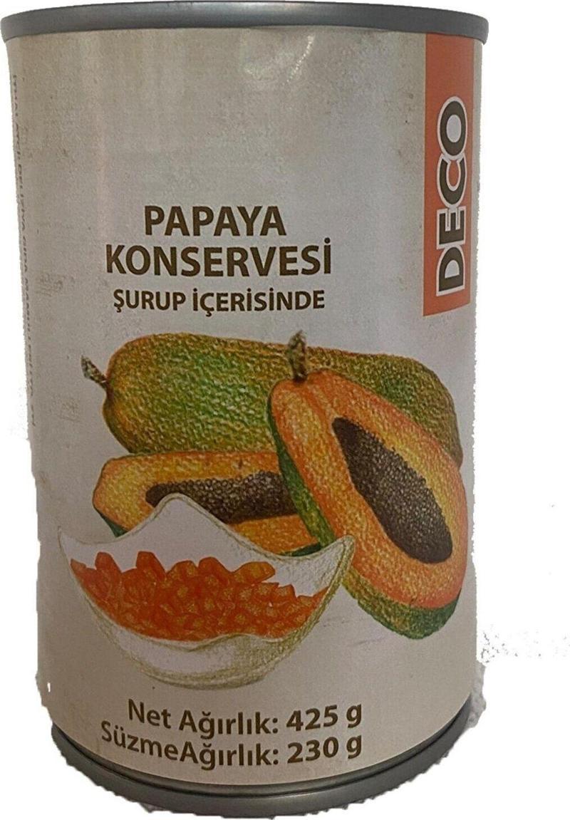 Papaya Konservesi 425 Gr