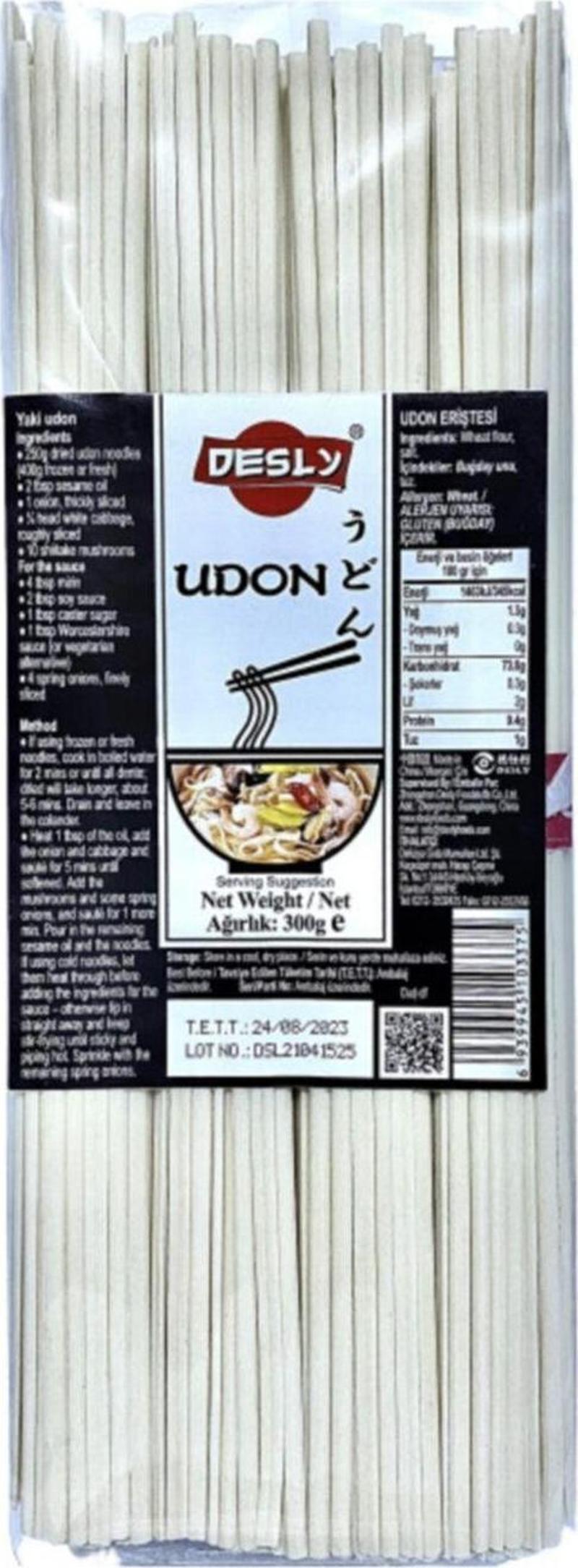 Udon Erişte Noodle 300 Gr / Japon Eriştesi 300 Gr