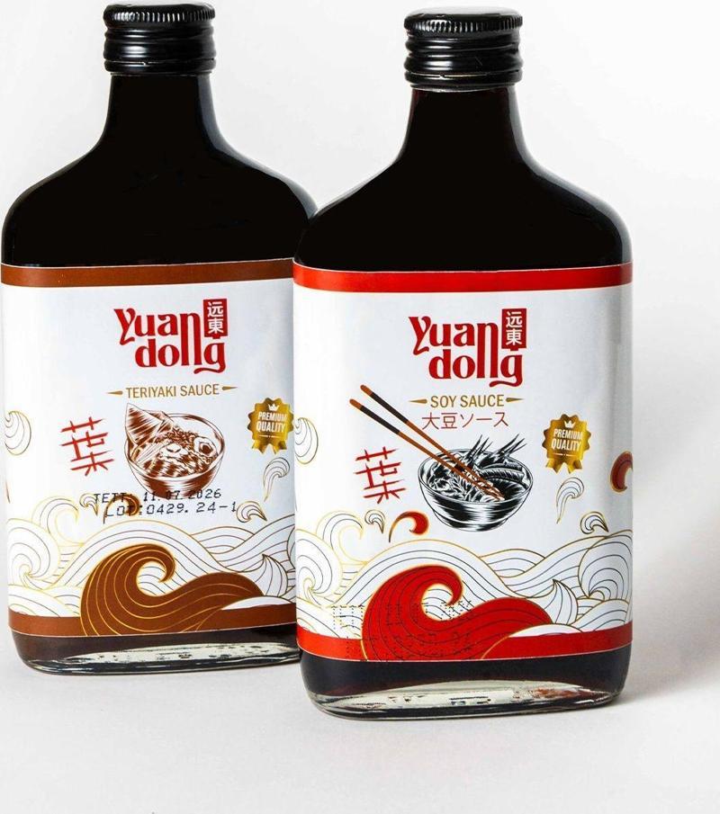 Küçük Boy Sos Seti3, Soya Sosu Ve Teriyaki Sosu ( Yuandong Soya Sauce, Teriyaki Sauce) 250 Ml