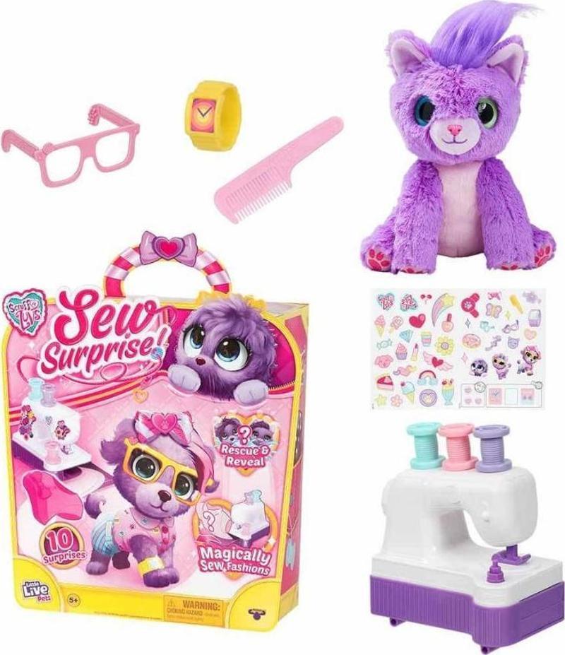 Scruff a Luvs Moda Oyun Seti Mor CRU06000-30168-1
