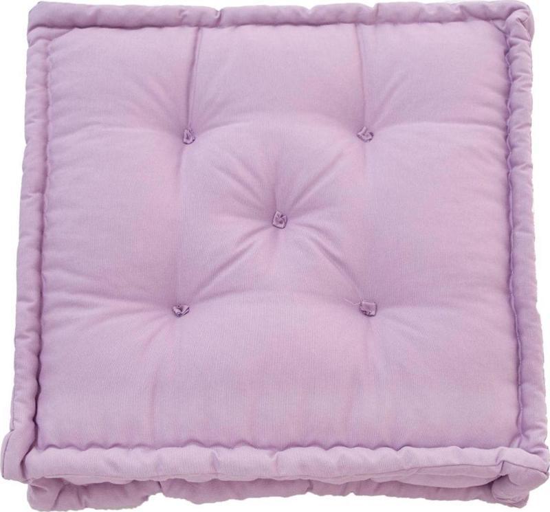 Fransız Yer Minderi 60X60 Puf Lila