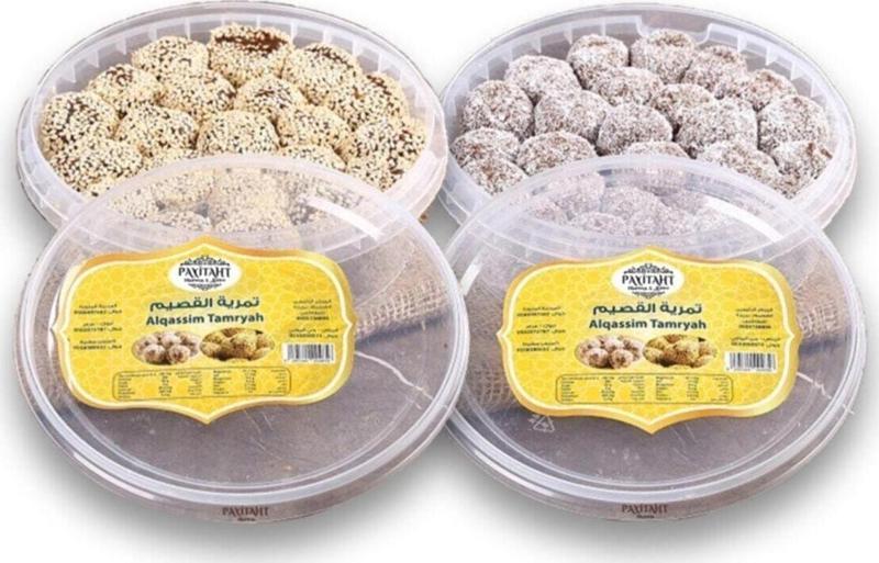 Susamlı Hurma Topları Ve Hindistan Cevizli Hurma Topları 650 Gr