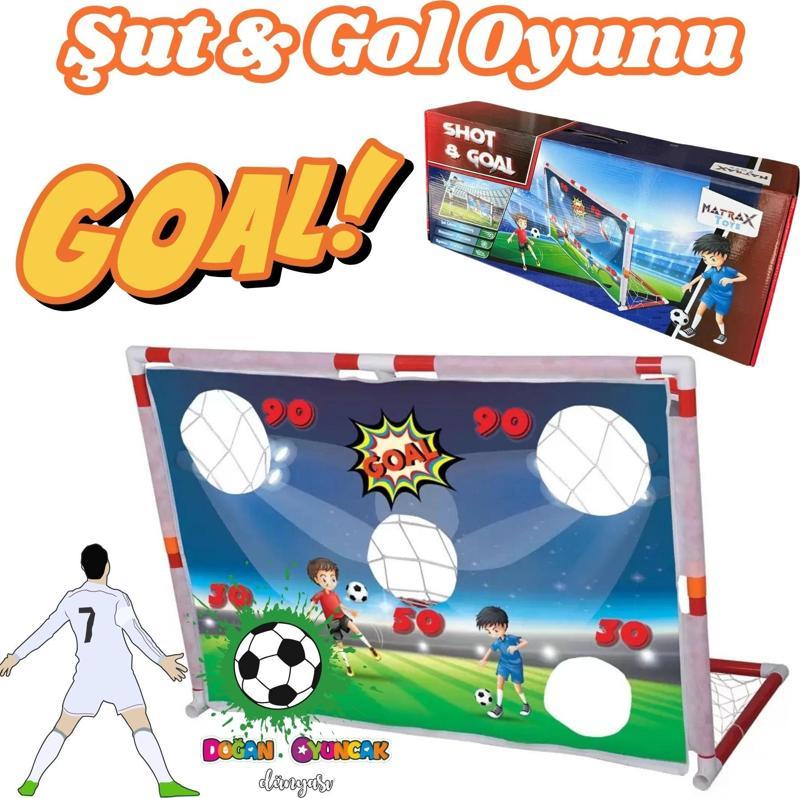 Şut ve Gol Oyunu - Futbol Maçı Oyuncak - Futbol Oyuncakları - Top Oyuncak Langırt Setleri - Langırt 