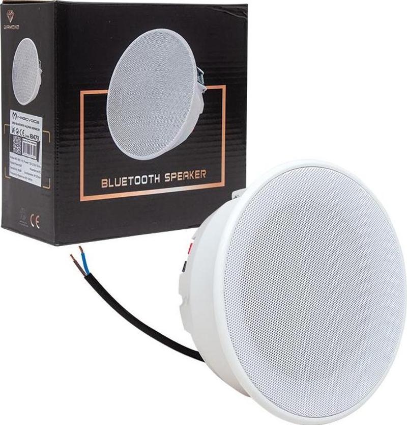 MAGICVOICE MV-905 12 CM 6 WATT 8 OHM BLUETOOTH ÖZELLİKLİ TRAFOSUZ ALÇIPAN HOPARLÖR