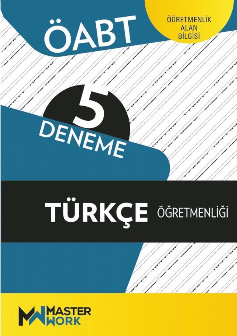 ÖABT - TÜRKÇE ÖĞRETMENLİĞİ - 5 Deneme