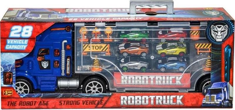 Oyuncak Tır Seti Robocar 6 Arabalı TOY-36