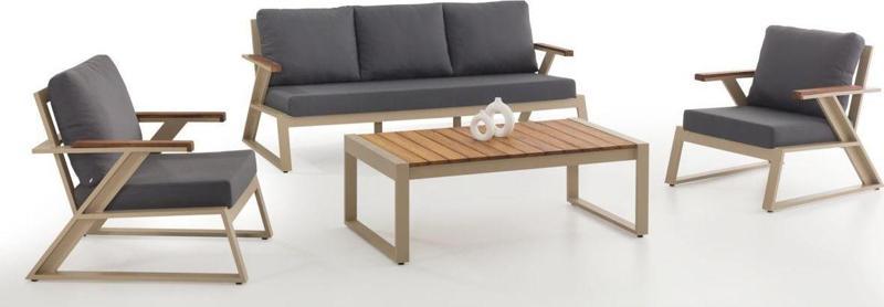 Tofıno Bahçe Balkon Oturma Grubu 3+1+1+S