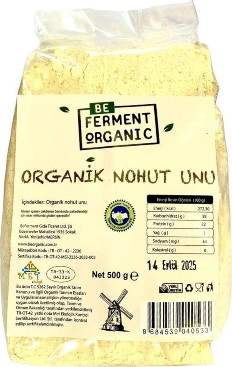 Organik Nohut Unu 500 G