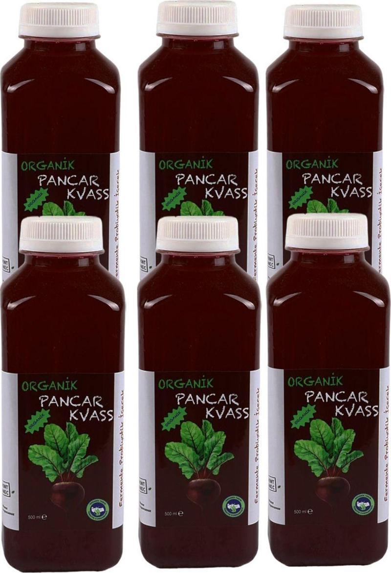 Organik Pancar Kvass Sade 500 Ml X 6Adet