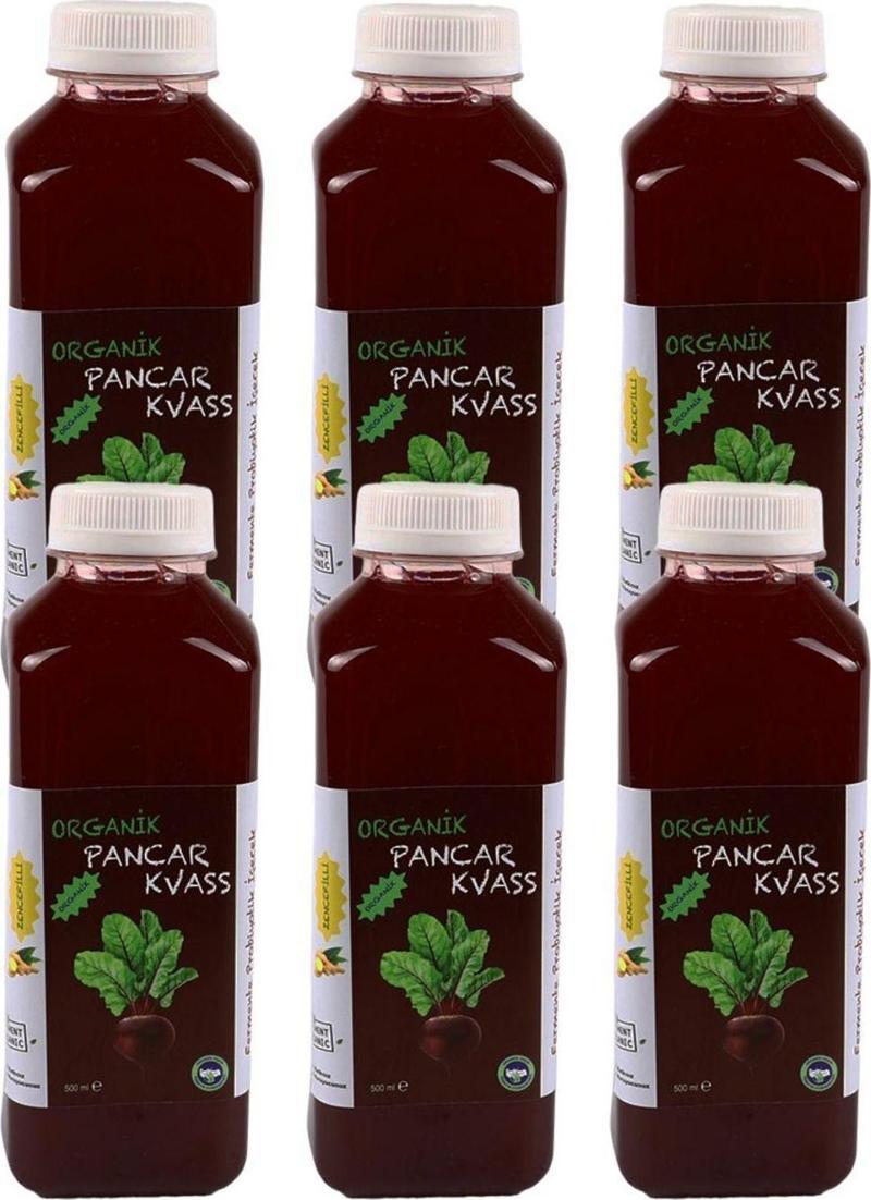 Organik Pancar Kvass Zencefilli 500 Ml X 6 Adet