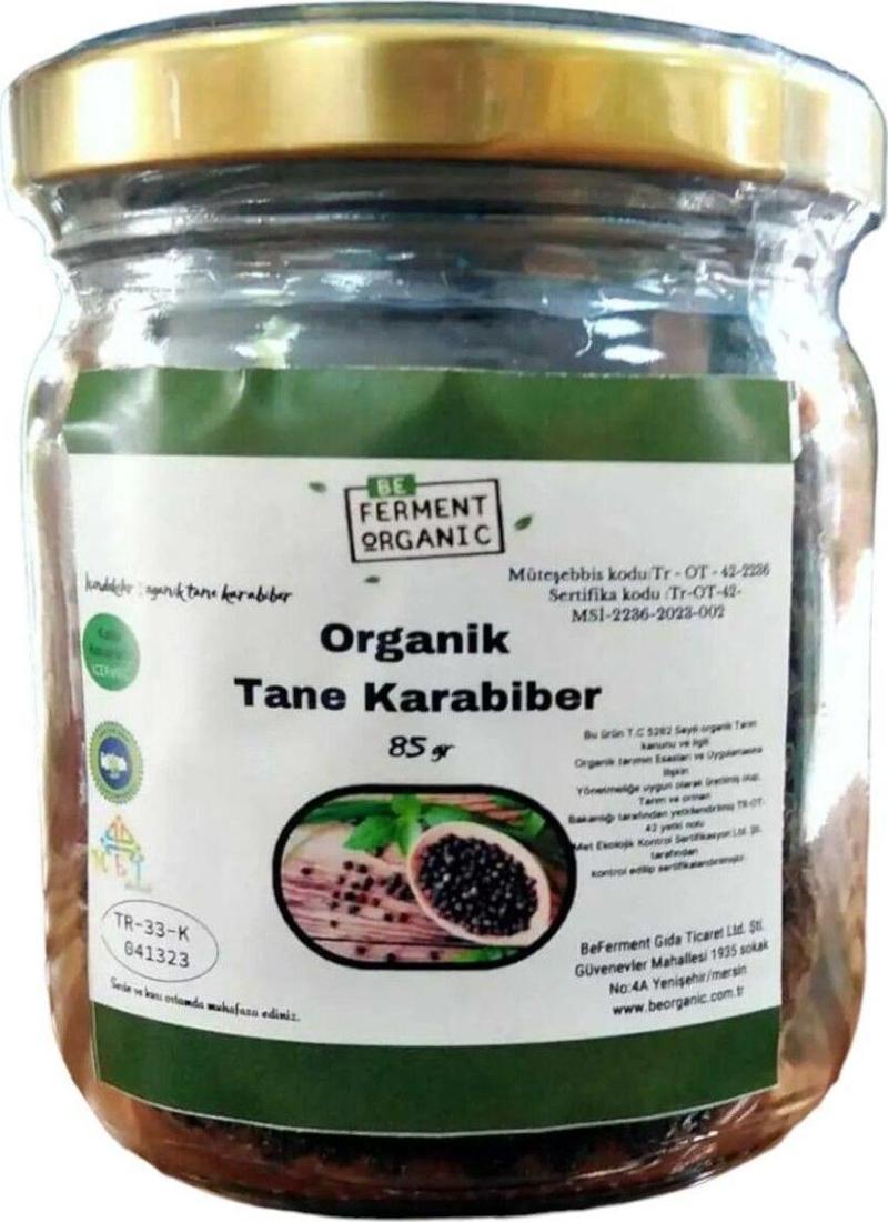 Organik Tane Karabiber 85 Gr