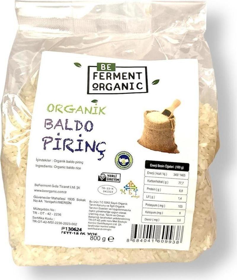 Organik Baldo Pirinç 800 G