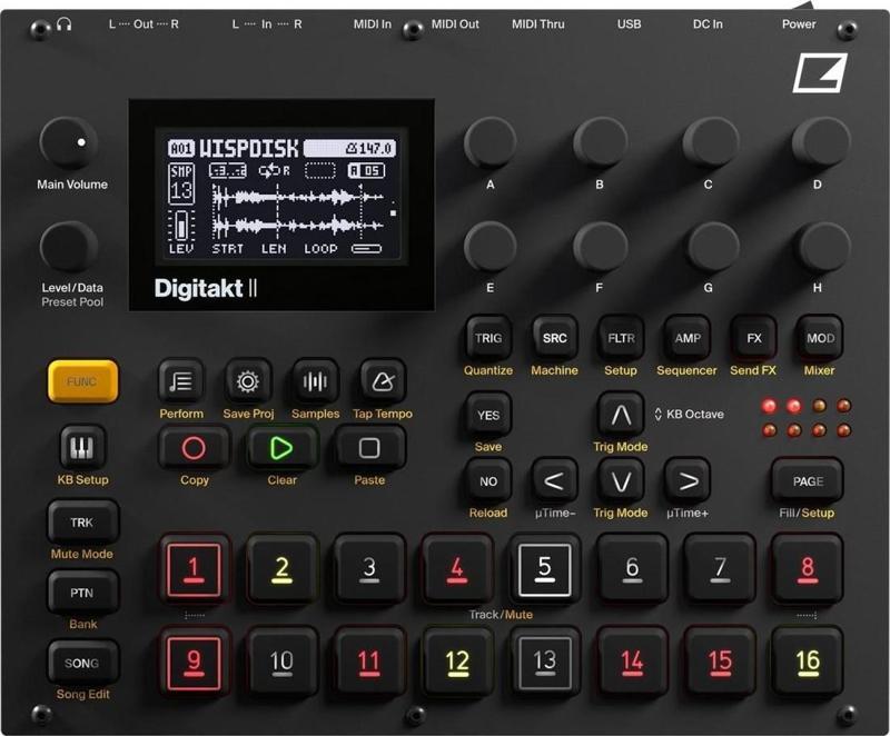 Digitakt II Groovebox And Sampler