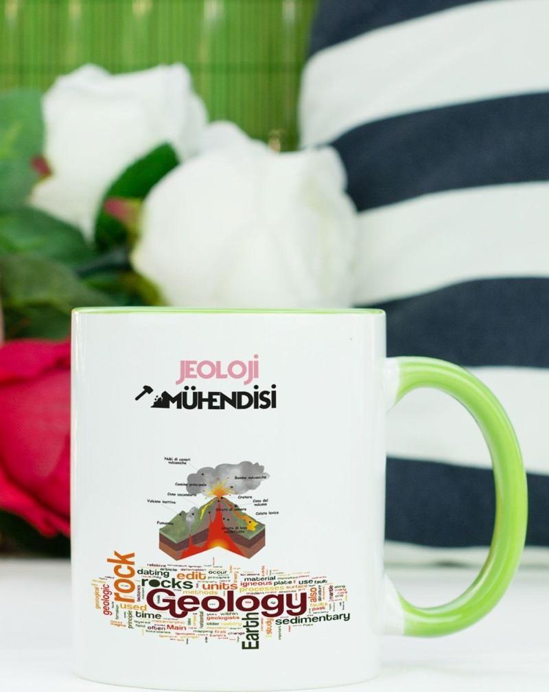 Jeoloji Mühendisi Kupa Bardak Yeşil