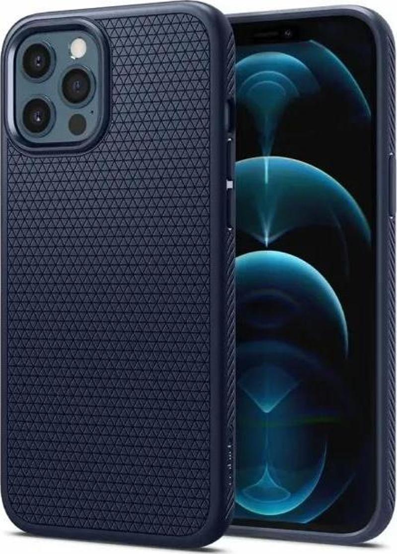 Liquid Air Armor iPhone 12 Pro Max Kılıf Navy Blue