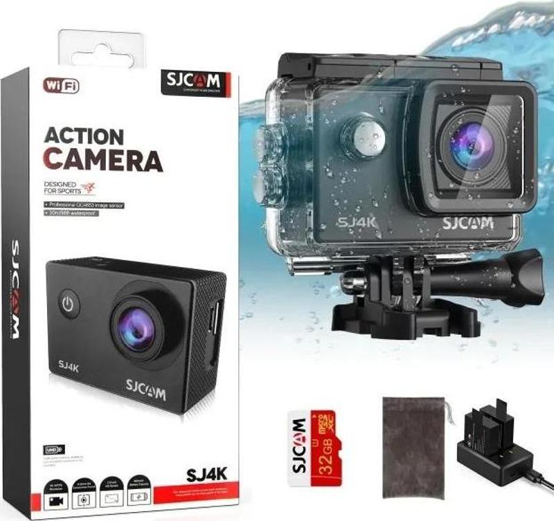 Sj8pro Gerçek 4k60fps Aksiyon Kamerası SJ4K WIFI