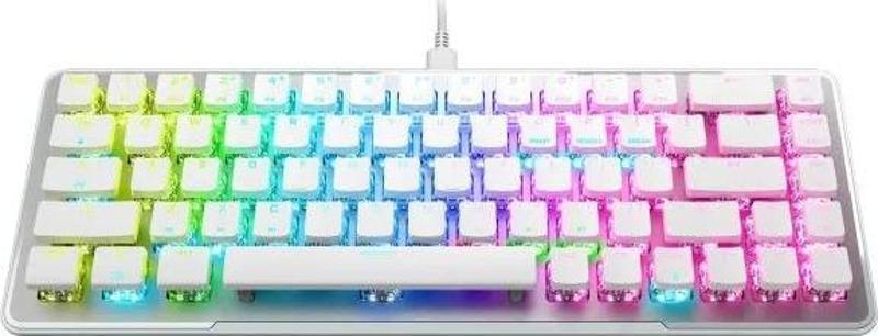 Pro Tenkeyless Lineer Optik Titan Switch PC Oyun Klavyesi Beyaz Vulcan II Mini