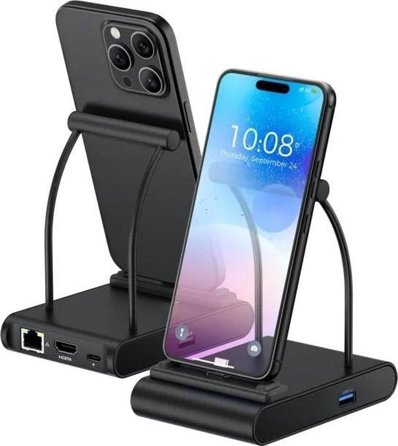 Kablo Önemlidir 5'i 1 arada iPhone 15 USB C HDMI 4K@60Hz Bağlantı İstasyonu