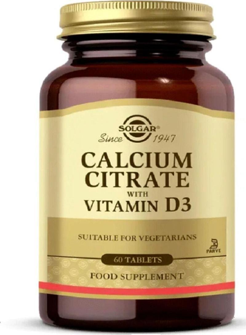 Calcium Citrate Vitamin D3 60 Tablet (kalsiyum Sitrat)