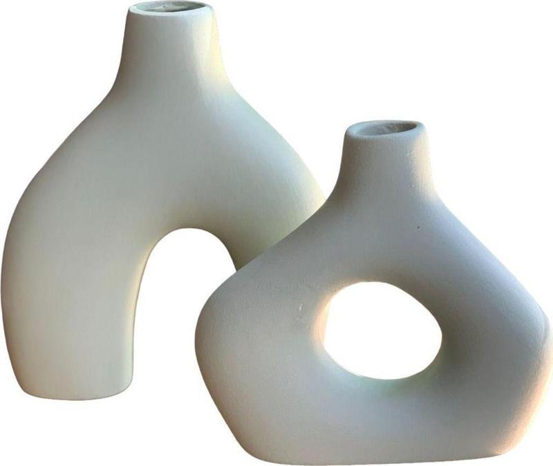 İkili Seramik Vazo Vz323-1