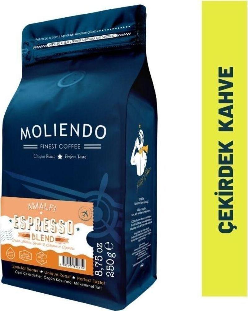 Amalfi Espresso Blend Kahve (Çekirdek Kahve) 250 g