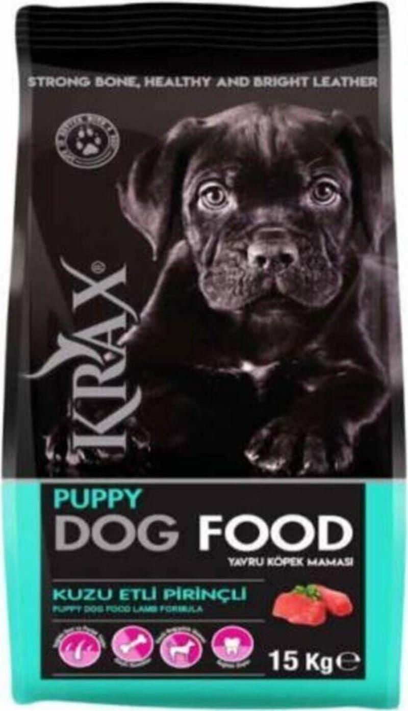 Kuzu Etli Pirinçli Yavru Köpek Maması 15 Kg