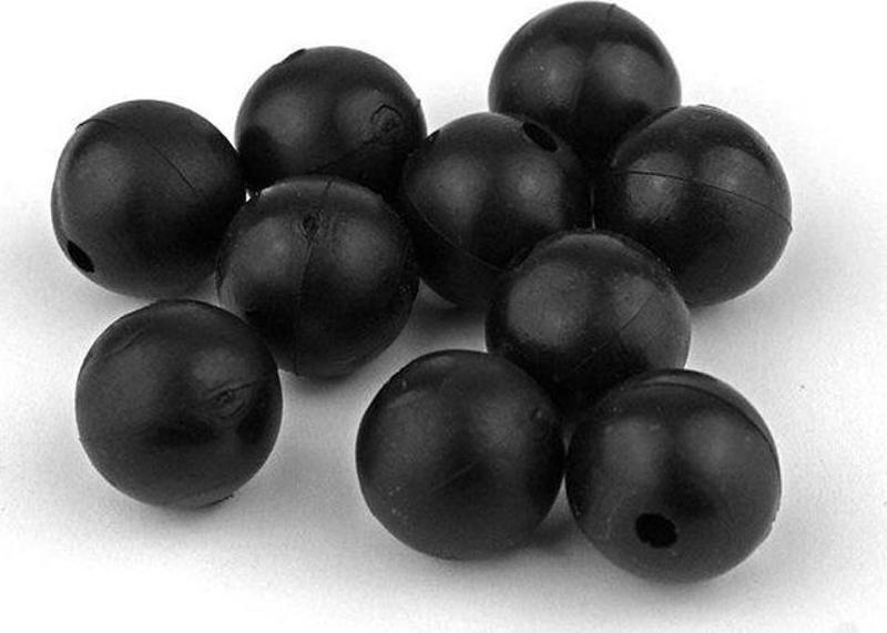Yuvarlak Yumuşak Boncuk Siyah 5 mm