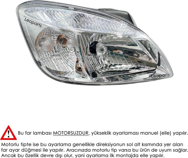 Kia Rio Far Lambası Sağ (Manuel) 2006-2010 92102-1G020