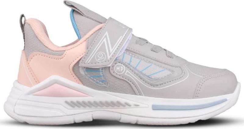 Büyük Erkek Çocuk Sneaker - Gri, Cırtlı