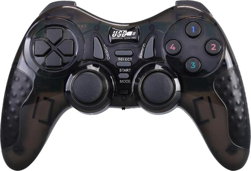 7in1 PC/PS2/PS2/PS3/PC360/TV/TVBOX/Android Cihazlar ile Uyumlu Kablosuz Gamepad Siyah