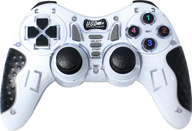 7in1 PC/PS2/PS2/PS3/PC360/TV/TVBOX/Android Cihazlar ile Uyumlu Kablosuz Gamepad Beyaz