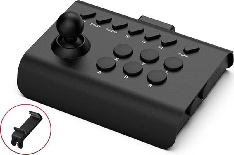 BSP-Y01 Joystick Switch/Ps3/Ps4/Pc/Android/İos MF/TV Retro Oyun Konsolu Joystiği Siyah