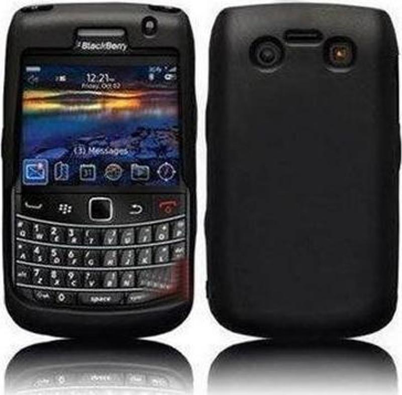 BlackBerry 9780 ile Uyumlu Silikon Kılıf Siyah
