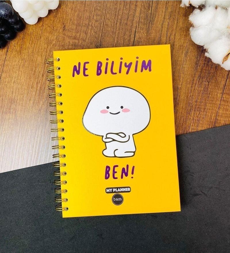 Ne Biliyim Ben Tasarımlı Konuşan Ajanda