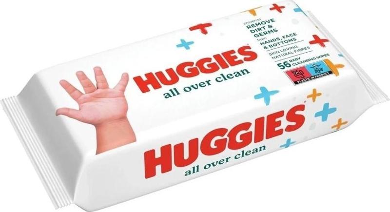 All Over Clean Bebek ve Çocuk Islak Mendili 56 Yaprak